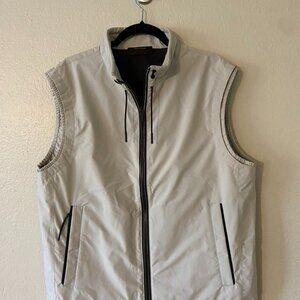 Zegna Windbreaker Vest Off-White Size L/52